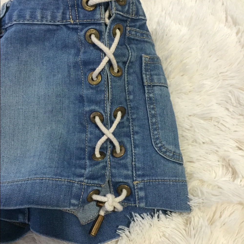Tory Burch lace up shorts
